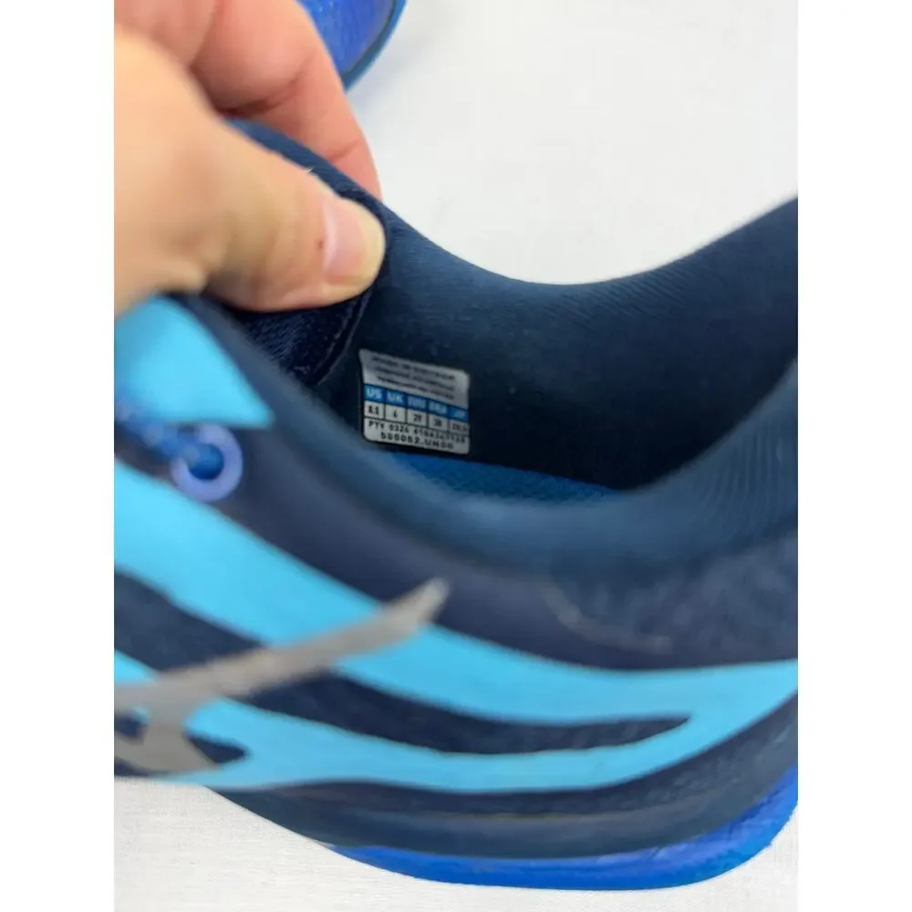 These are Mizuno Wave Exceed Tour 6 AC tennis/pickleball shoes, men's size 8.5.